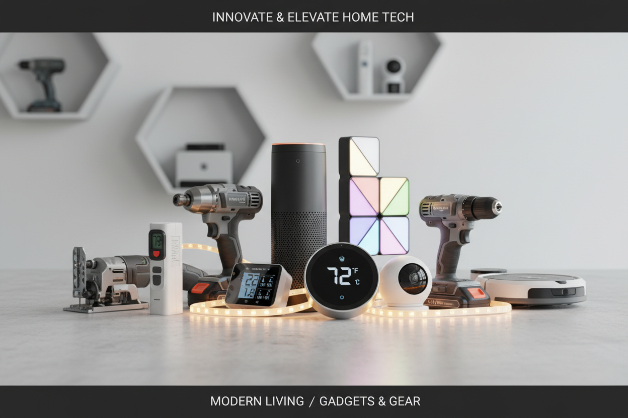 Tech and home improvement gadgets cover